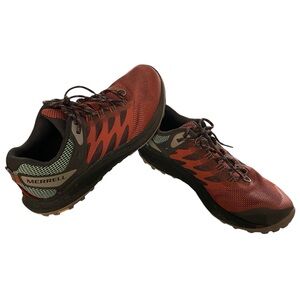 Merrell Nova 3 Shoes Men's Size 9 Orange Trail Running Vibram Sneakers Outdoor